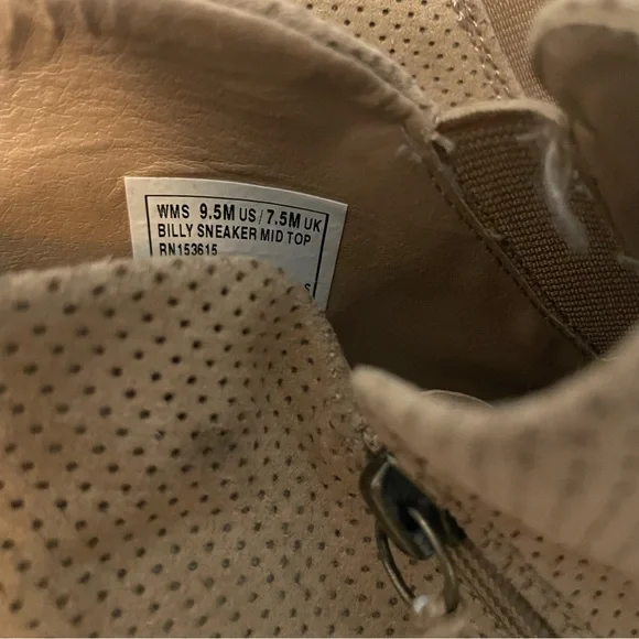 Billy Zip Up Casual Sneakers size 9.5 - Picture 3 of 6